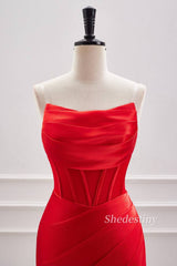 Strapless Pleated Tight Short Homecoming Dress