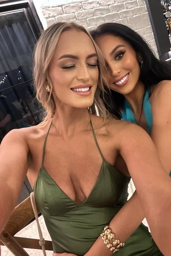Green Sexy Spaghetti Straps Mermaid Prom Dresses with Slit