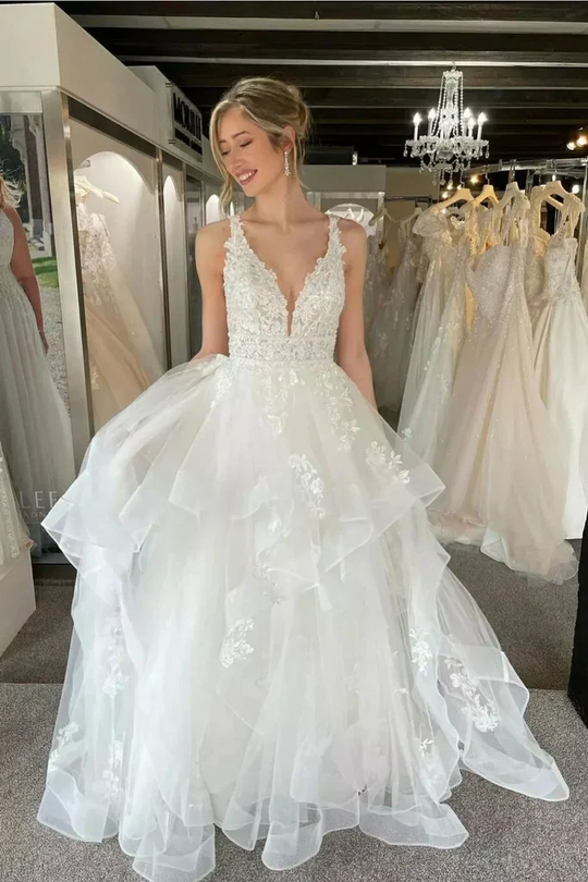 Simple Long A-Line Sweetheart Satin Prom Dress With Slit main image 1
