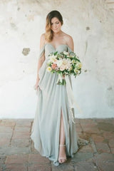 Sage Green Off the Shoulder A-Line Bridesmaid Wedding Guest Dress