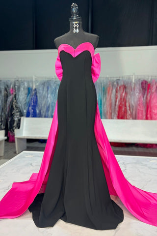 Beauty Sweetheart Mermiad Bow Pageant Gown