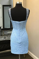 Sparkly Sequins Sweetheart A-Line Homecoming Dress