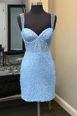 Sparkly Sequins Sweetheart A-Line Homecoming Dress